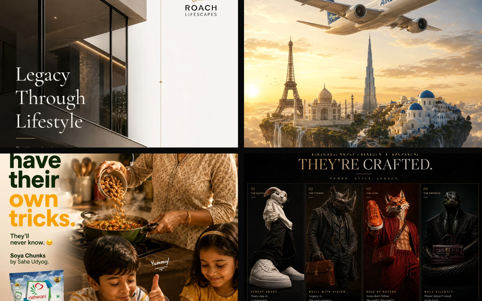 Campaign & Motion — Multi-Sector Creative project