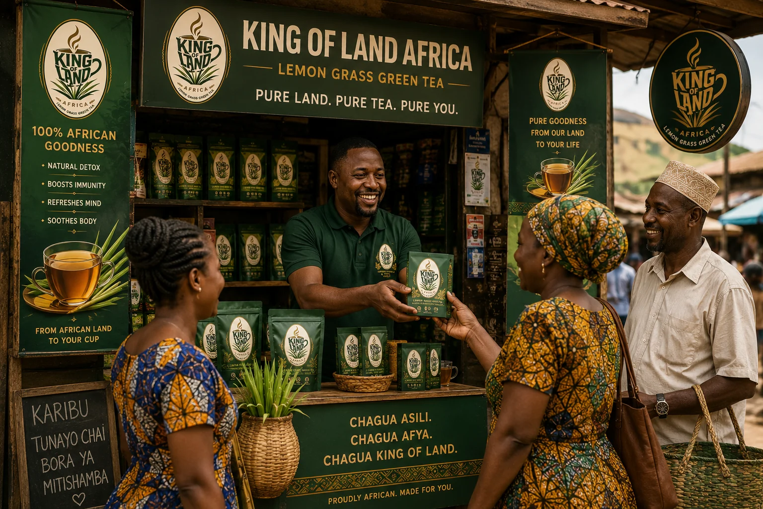 Lemongrass Green Tea — Brand activation