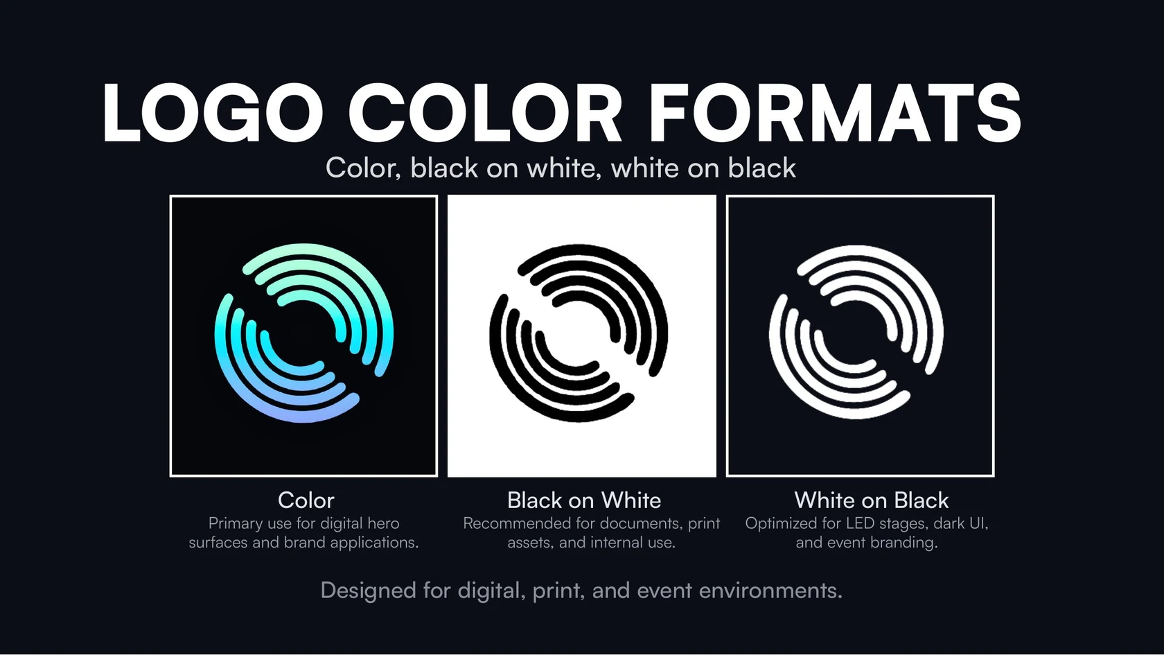NDZ Events — Logo colour formats