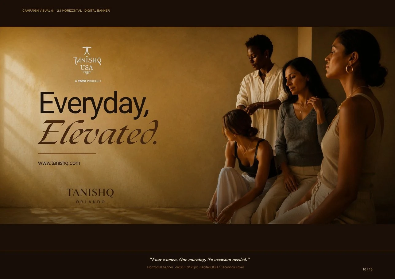 Tanishq Orlando — Campaign visual — horizontal