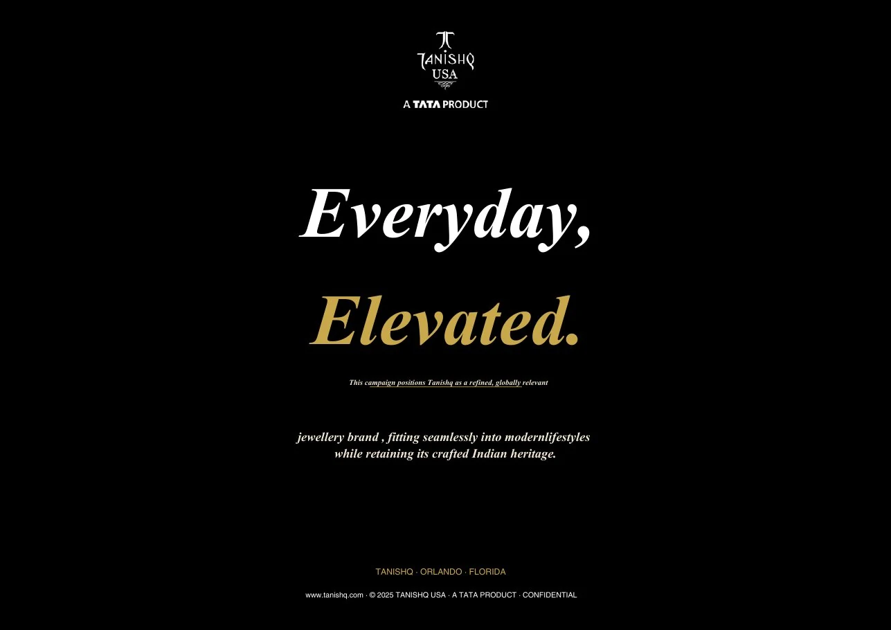 Tanishq Orlando — Campaign close